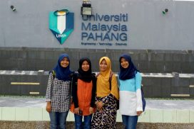 Kegiatan Student Exchange 4 mahasiswi Program Studi Bioteknologi Menjalani Student Exchange (credit transfer) Selama 1 Semester di University Malaysia Pahang tahun 2018