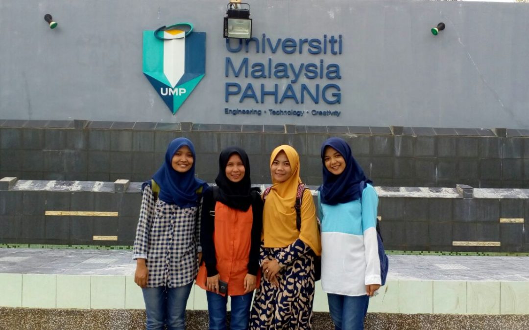Kegiatan Student Exchange 4 mahasiswi Program Studi Bioteknologi Menjalani Student Exchange (credit transfer) Selama 1 Semester di University Malaysia Pahang tahun 2018
