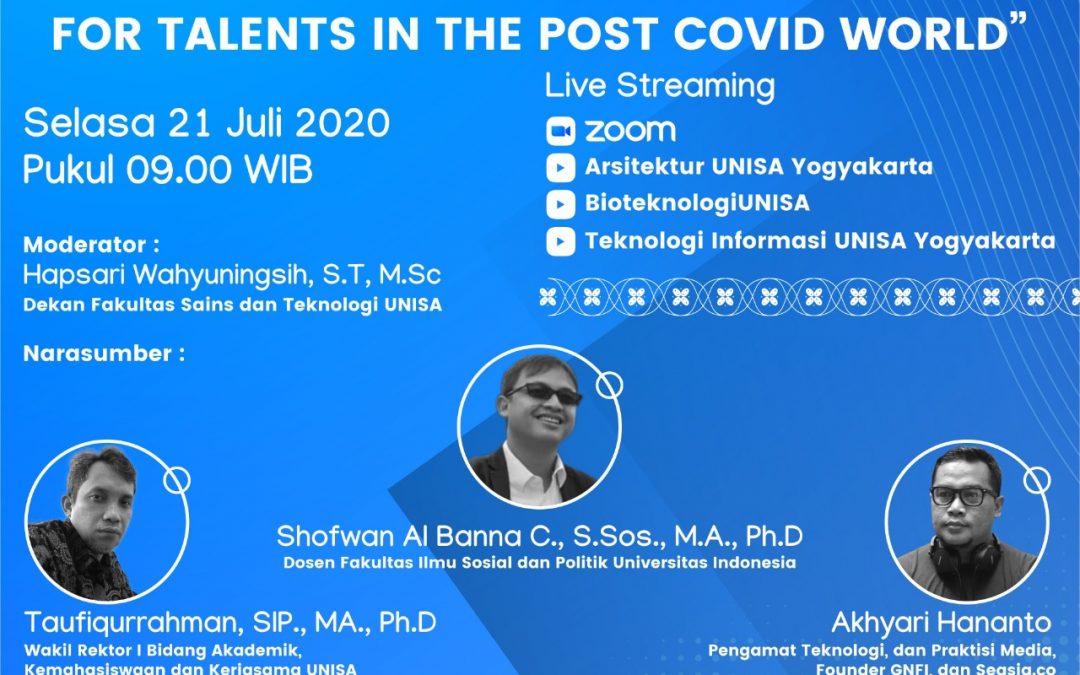 #SalamFSTUnisa! Series 03 “Challenges & Opportunities for Talents in The Post Covid World”