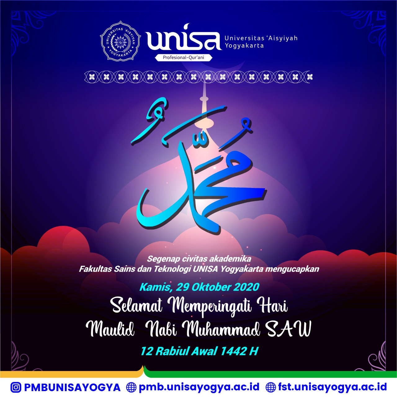 Maulid Nabi Muhammad SAW 12 Rabiul Awal 1442H