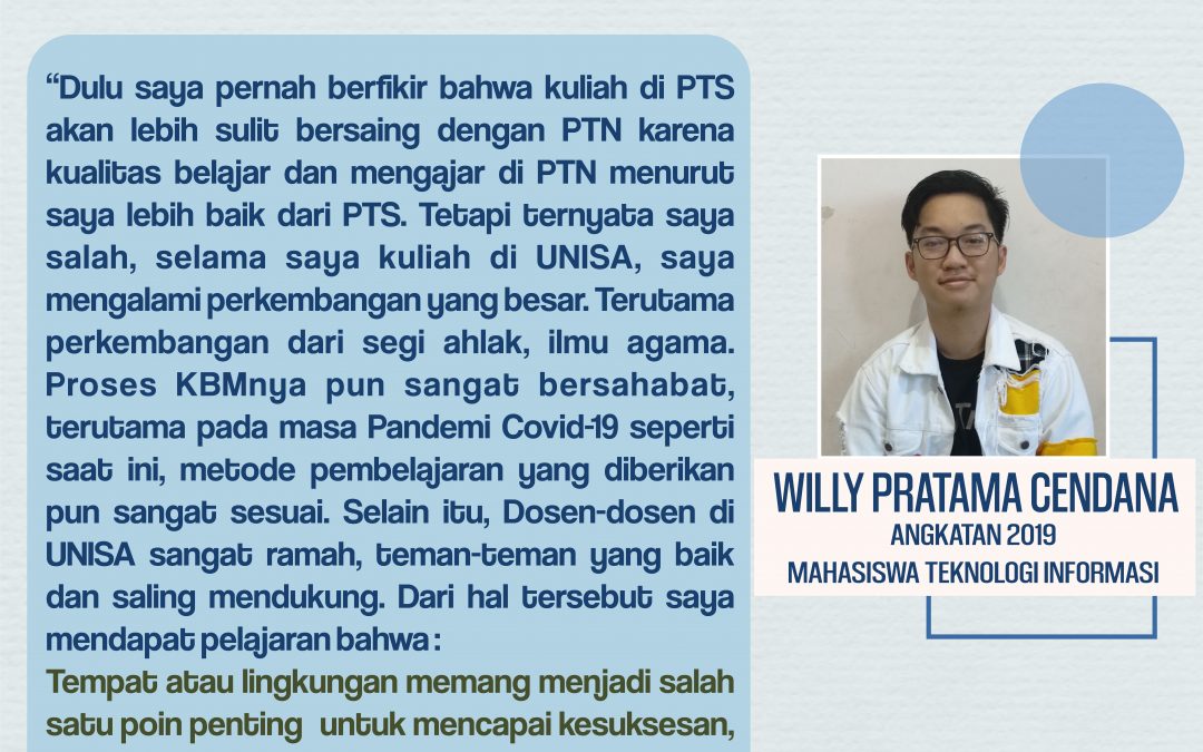 #1 Student Talk Willy Pratama Cendana