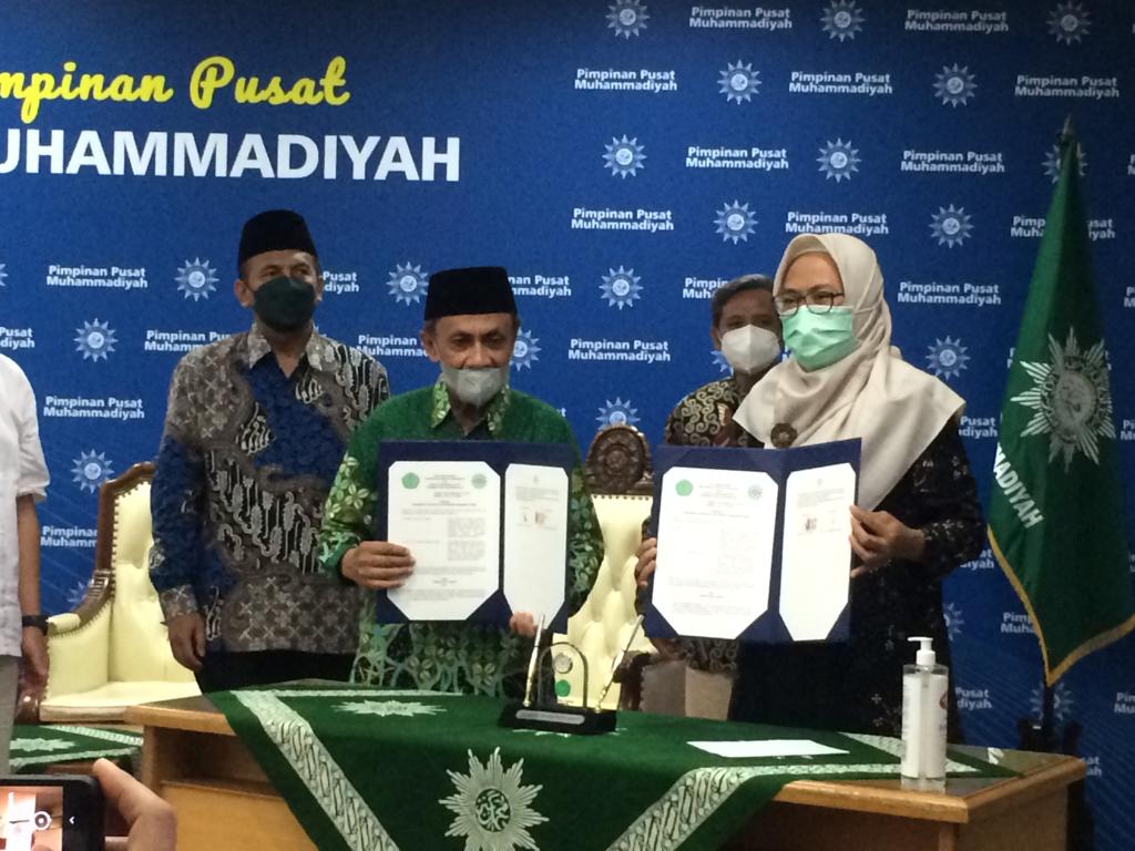 Penandatanganan MOU Antara UNISA Yogyakarta dan Majelis Lingkungan Hidup Pimpinan Pusat Muhammadiyah